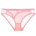 thumbnail image 1 of Cotton Underwear for Women High Waist Women's Sheer Lace Underwear Panties Mesh Lightweight Valentine's Day Casual Underpants Briefs L, 1 of 8