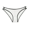 thumbnail image 1 of Cotton Underwear for Women Low Waisted Comfortable Breathable Bikini Low Rise String Soft No Show Panties, 1 of 7