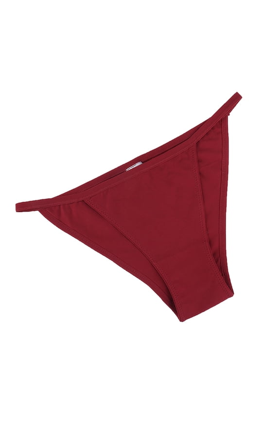 Cotton Underwear for Women Low Waisted Comfortable Breathable Plus Size String Bikini High Cut Stretch Ladies Briefs Panties