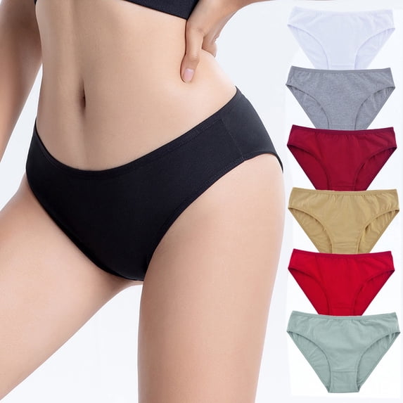 Cotton Underwear for Women Plus Size, Xunlbb Women's Large Seamless Waist Briefs Hip Lifting Underpants