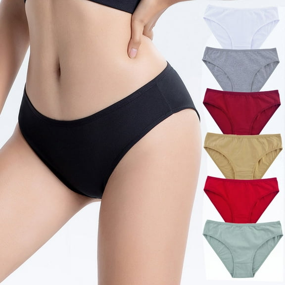 Cotton Underwear for Women Plus Size, Xunlbb Women's Large Seamless Waist Briefs Hip Lifting Underpants