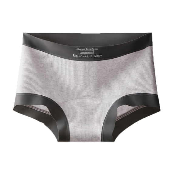 Cotton Underwear for Women, Soft Breathable Full Coverage Stretch, No Show Seamless Elastic Waistband Comfort Panties L-3XL