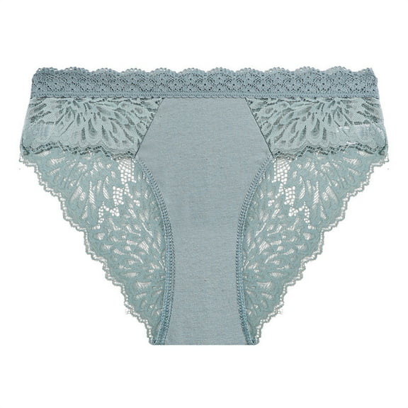 Cotton Underwears for Womens Comfortable Lace Abdomen Mid-rise Waist And Hip Lift Comfortable Body Breathable Underwear Briefs
