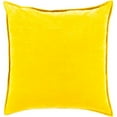 thumbnail image 1 of Cotton Velvet Modern Pillow Cover in Mustard, 1 of 1