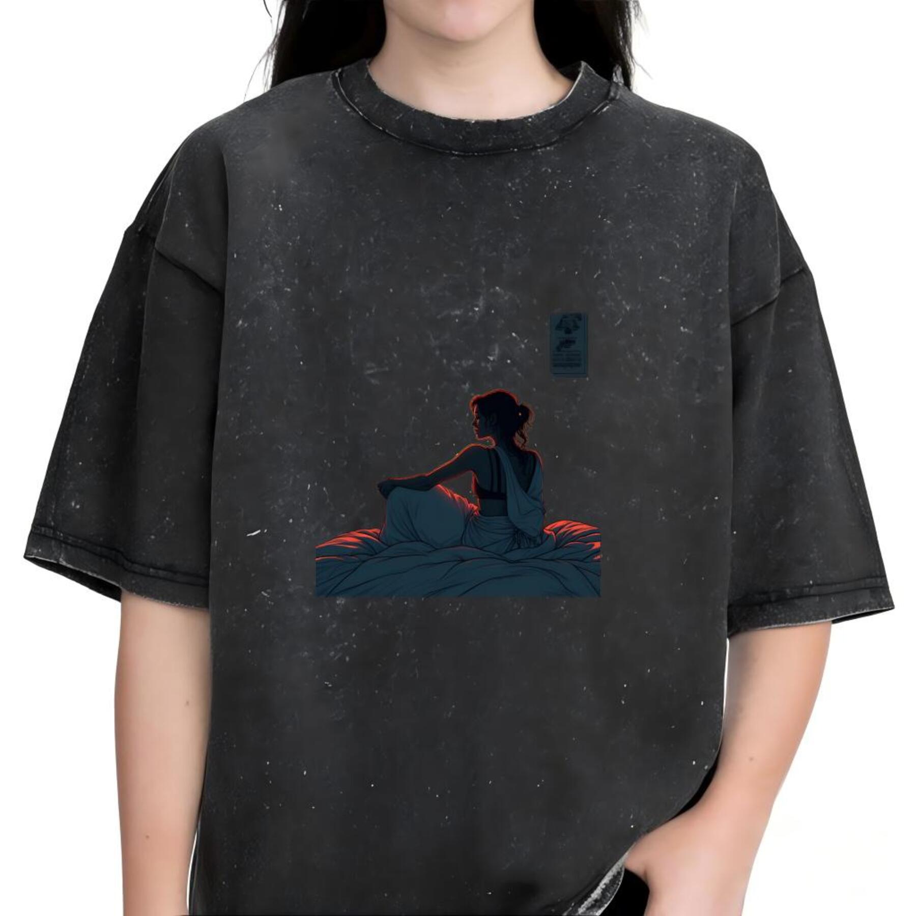Regular Fit T-Shirt With Embroidered Artwork - Night