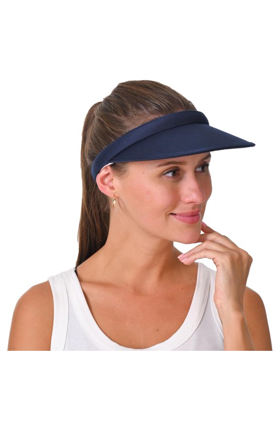 Cotton Visor Hat Women Men Clip-on Visors Hats Adjustable Outdoor Sports Golf Beach Wide Brim Sun Cap