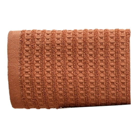 Cotton Waffle Weave Hand Towels, Soft And Absorbent Bathroom Towels, Quick Drying Face Towels for Home, 34X72Cm Lightweight Towel Set, Cxui Towel Brick Red