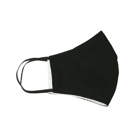 Cotton Washable Black Face Mask Cover Nose Clip Filter Pocket Cloth