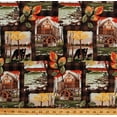 thumbnail image 1 of Cotton Watermills Cabins Northwoods Bears Fall Autumn Plaid Cotton Fabric Print by the Yard (NATURE-C7644-MULTI), 1 of 1