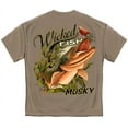 thumbnail image 1 of Cotton Wicked Fish Muski Graphic T-Shirt, 1 of 2