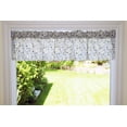 thumbnail image 1 of Cotton Window Valance Animal Print 58 Inch Wide Ducks and Stars Grey, 1 of 2