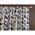 thumbnail image 1 of Cotton Window Valance Animal Print Cow Spots Black 58 Inch Wide, 1 of 1