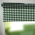 thumbnail image 1 of Cotton Window Valance Checkered Print 58" Wide Tavern Check Green, 1 of 1