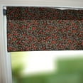 thumbnail image 1 of Cotton Window Valance Floral Print 58 Inch Wide Small Flowers Allover Black, 1 of 1