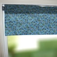thumbnail image 1 of Cotton Window Valance Floral Print 58 Inch Wide Small Flowers Allover Blue, 1 of 1