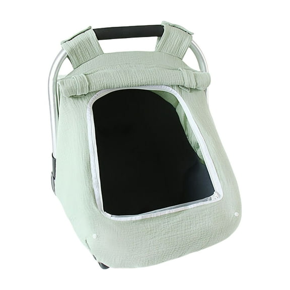 Cotton Windproof Carrying Basket Sleeve with Breathable Window for Infants Shopping Cart Guard Protector Sheet