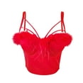 thumbnail image 1 of Womens Cotton Wireless Bras Seamless Bra Feature V-Neck Bra Strapless M, 1 of 6