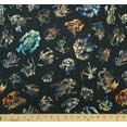 thumbnail image 1 of Cotton Wizards and Warriors Ogre Fantasy Viking Troll Quilting Treasures Cotton Fabric Print by the Yard (2600-30240-J), 1 of 1
