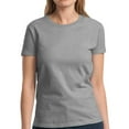 thumbnail image 1 of Cotton Women T-Shirt Single Shirt OR Pack of 6 Black Gray Basic Tees - S M L XL 2XL 3XL - Casual Short Sleeve Ladies Tee, 1 of 2
