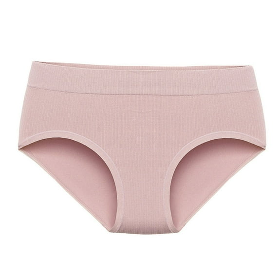Cotton Womens Underwear Bikini Panties for Women - Soft Comfortable Cotton Ribbed Knit Briefs Panties Womens Cotton Panties XL