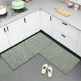 thumbnail image 1 of Cotton Woven Anti-Fatigue Cushioned Kitchen Mat Runner Set Working Mats |18''x30'' | 18''x48''| Comfort and Style, 1 of 4
