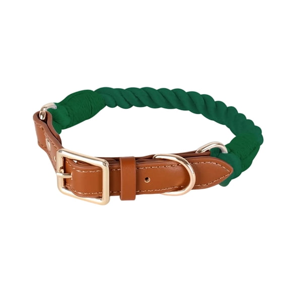 Cotton Woven Dog Collar Soft and Sturdy for Small Dogs Perfect for Fashion Outfit Pet Owners