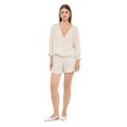 thumbnail image 1 of Cotton Wrap Buttoned Long Sleeve Coords, 1 of 9