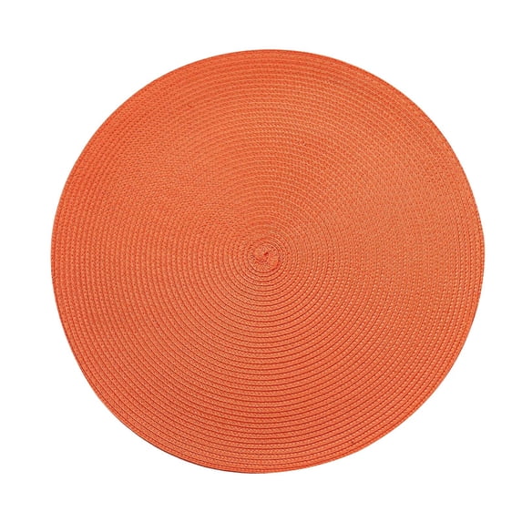 Round Placemats,Durable Woven Placemats,Non-Slip Table Mats,Heat Resistant Table Mats for Dining Table Kitchen Decor and Restaurant Serving,14.96"