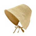 thumbnail image 1 of Cotton and Linen Straw Sun Hats For Women Beach Big Wide Brim Cloche Ha, 1 of 9