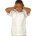 thumbnail image 1 of Cotton blend traditional boy guayabera SIZE:2T COLOR:WH, 1 of 1