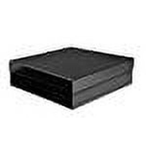Cotton filled Cardboard Jewelry Gift Boxes Gift Cases 3.5 Inch X 3.5 Inch X 1 Inch Matte Black Color 5 Pack