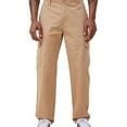 thumbnail image 1 of Cotton On Mens Tactical Twill Casual Cargo Pants, Yellow, 38W x 32L, 1 of 1
