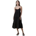 thumbnail image 1 of Cotton on Women’s Summer Tiered Maxi Dress, Black, Small, 1 of 1