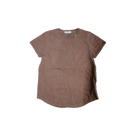 Cotton on Women's the One Crew Tee, washed rich chocolate, Size S