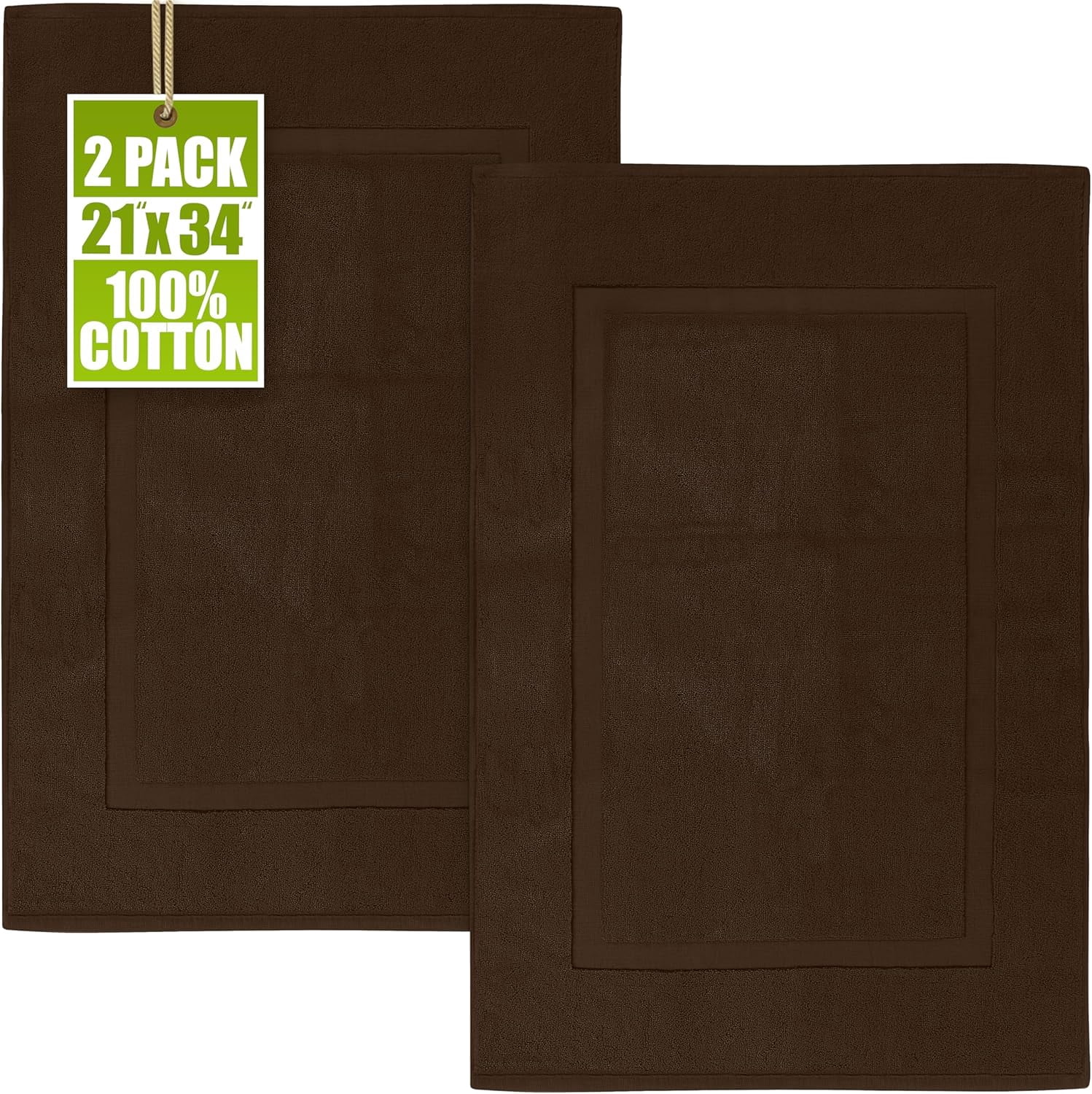 Cotton ribbon carpet, bath mat, not bathroom carpet, 21 by 34 inches ...