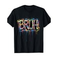 thumbnail image 1 of Cotton short sleeve T-shirt boys bruh funny saying meme graffiti aesthetic teens T-Shirt-100 % cotton 220g, 1 of 5