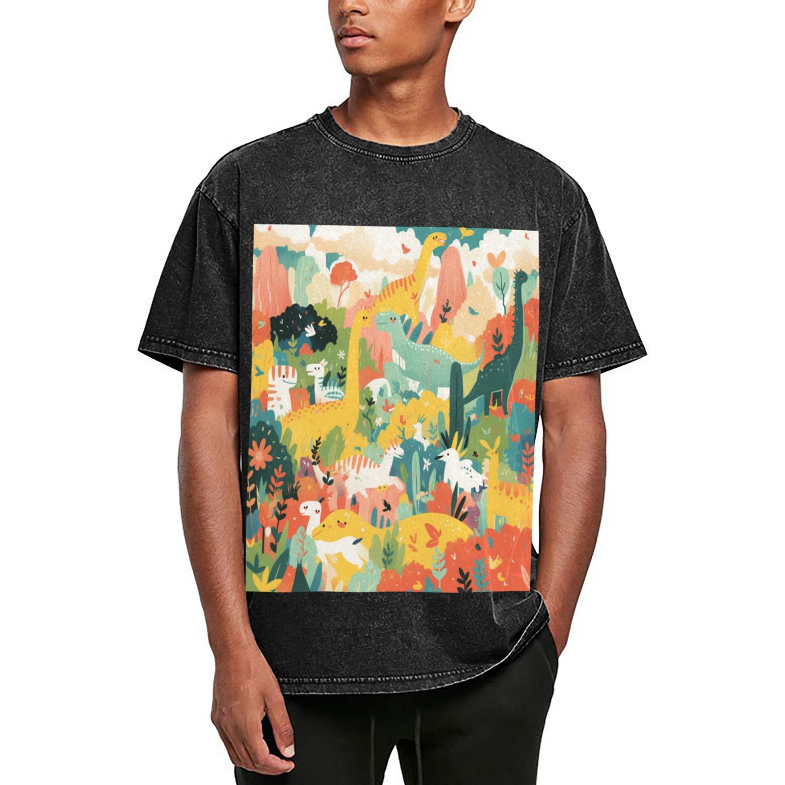 Vintage Cartoon Oversized Shirt