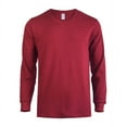 thumbnail image 1 of Cottonbell Men's Classic Waffle Knit Heavyweight Cotton Long Sleeve Thick Thermal T-Shirt Top, 1 of 4