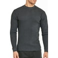 thumbnail image 1 of Cottonbell Men's Classic Waffle Knit Heavyweight Cotton Long Sleeve Thick Thermal T-Shirt Top, 1 of 4