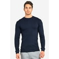 thumbnail image 1 of Cottonbell Men's Classic Waffle Knit Mid-Weight Cotton Long Sleeve Light Thermal T-Shirt Top, 1 of 3