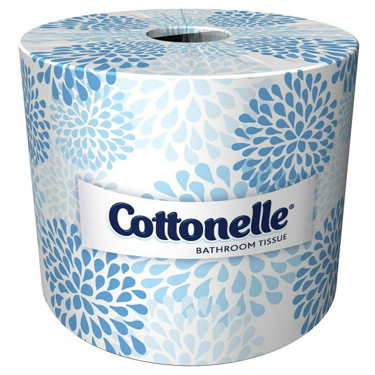 Cottonelle Bulk Toilet Paper 13135, Standard Toilet Paper Rolls, 2-PLY,  White, 