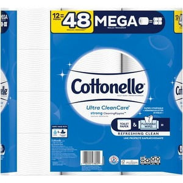Cottonelle CleanCare Bath Tissue Paper - Walmart.com