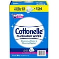 thumbnail image 1 of Cottonelle Fresh Care Flushable Cleansing Cloth, 504 Count, 1 of 2