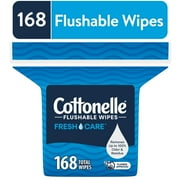 Cottonelle Fresh Care Flushable Wet Wipes, 1 Resealable Bag