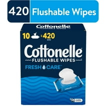 Cottonelle Fresh Care Flushable Wipes, 10 Flip-Top Packs
