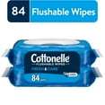 thumbnail image 1 of Cottonelle Fresh Care Flushable Wipes, 2 Flip-Top Packs, 1 of 10