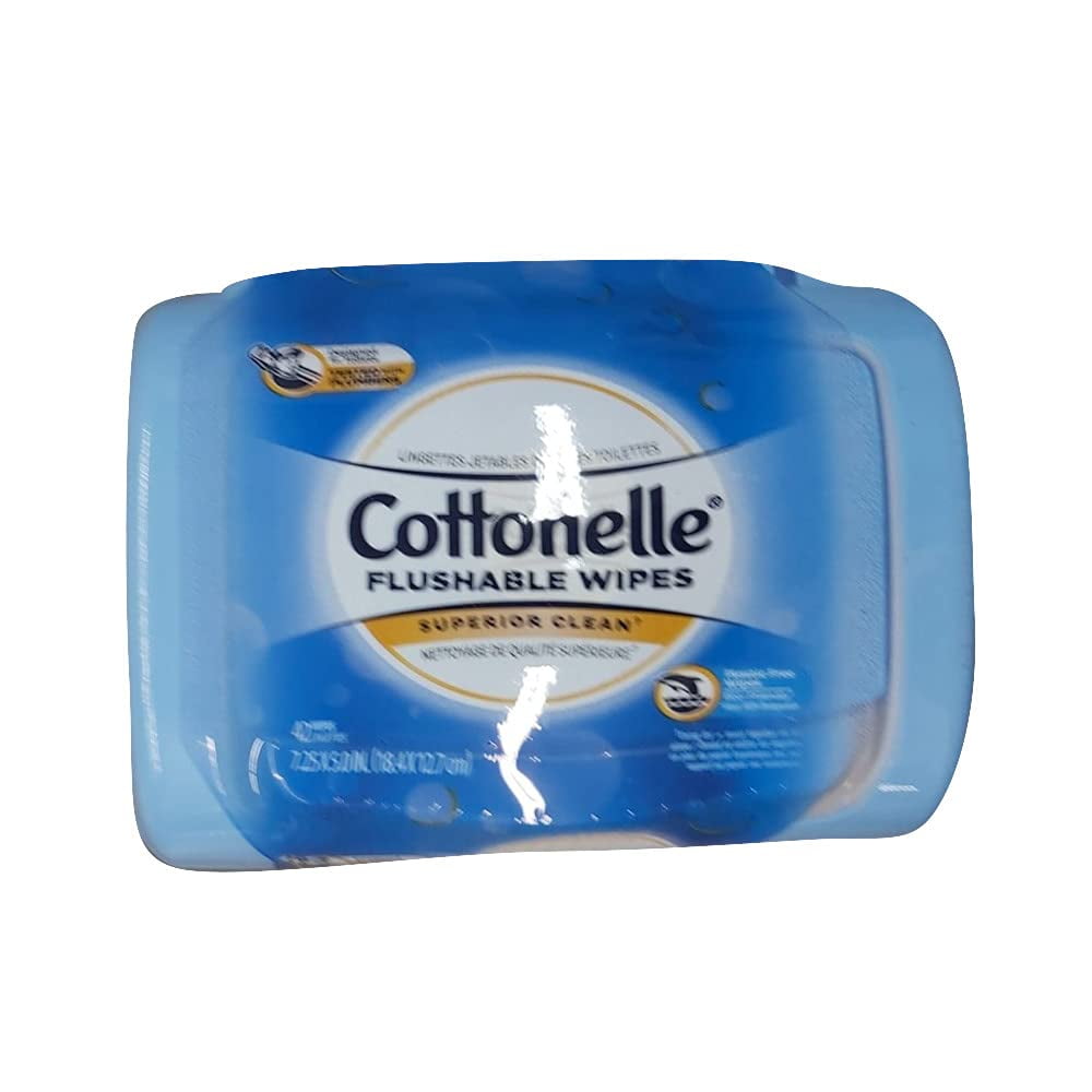 Cottonelle Fresh Flushable Moist Wipes PopUp Tub 42 Each (Pack Of 2)