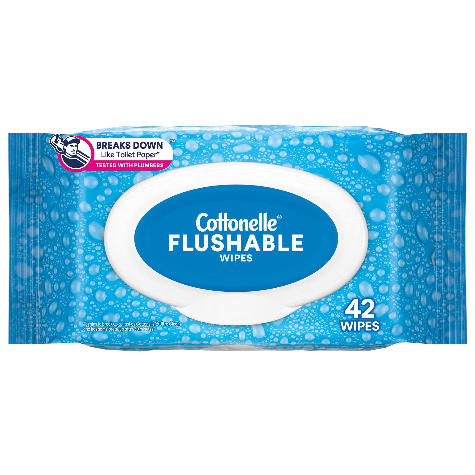 Cottonelle FreshCare Flushable Personal Wipe 5 X 7-1/4 Inch 44932, 12 Pack 504 Wipes