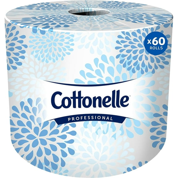 Cottonelle Professional Standard Roll Bulk Toilet Paper (17713), 2-Ply, White (60 Rolls of 451 Sheets, 27,060 Sheet Total)