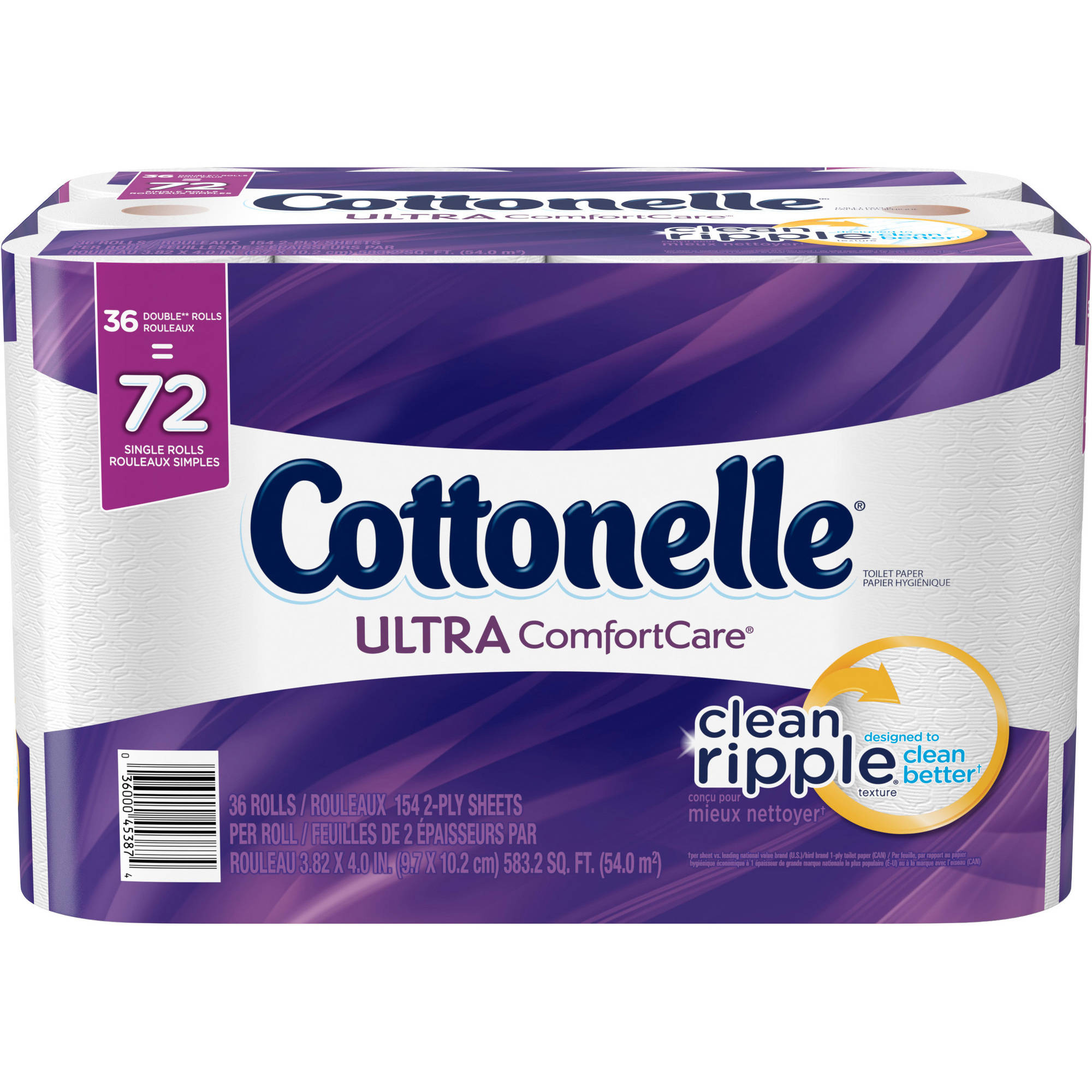Cottonelle Ultra ComfortCare Toilet Paper, 36 Double Rolls - image 1 of 5